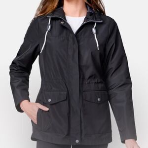 Free Country Women's Rain Away Anorak Rain Jacket-Size Medium